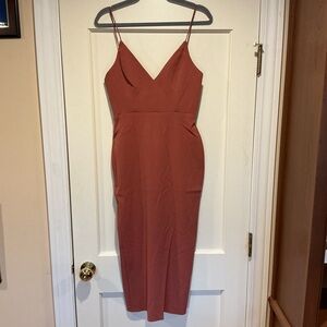 NWOT Alex Perry Bikini Spaghetti Strap Dress in Ceder, Size US 6